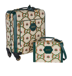 Centenary GG Travel Set, Canvas, Green/Beige, E/K/L/S, G035927104, 3*